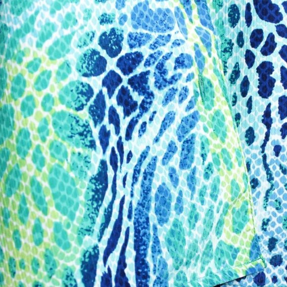 NWT Unisex Watercolor Print Button  Down Shirt by Alia - Picture 8 of 11